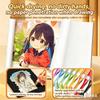 12/24/48/60/84Color Acrylic Brush Markers Set, Liquid Ink Art Acrylic Paint Markers Set for Art and DIY Craft No Box