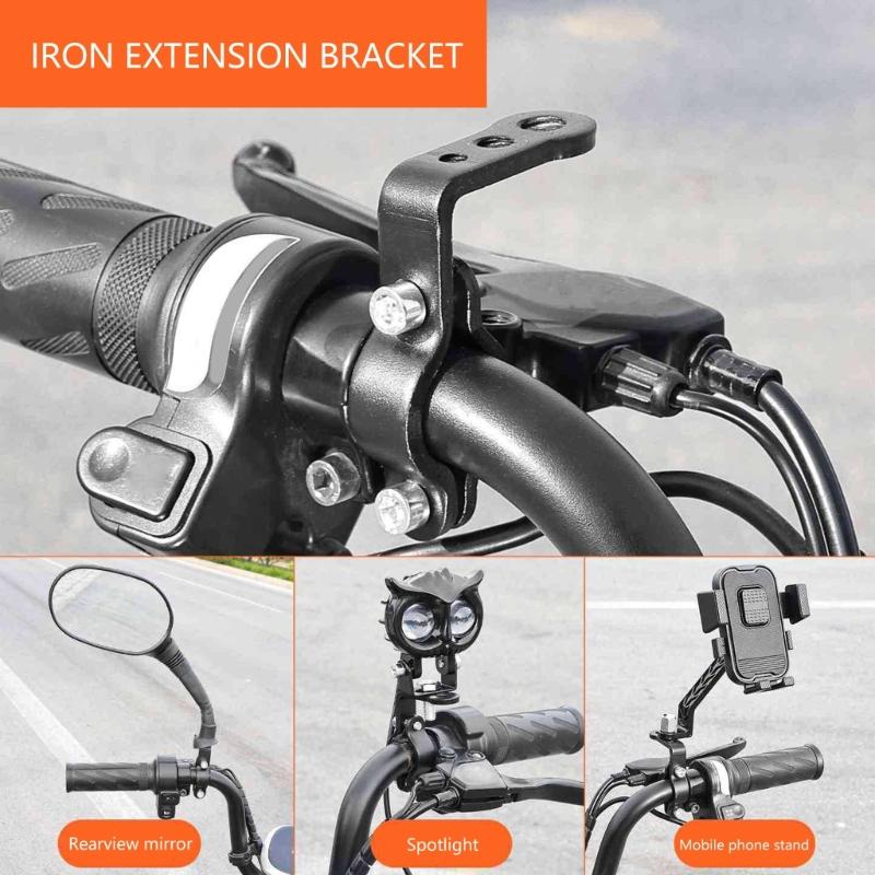 Motorrad Scheinwerfer Verlängerungshalterung Lenker Halterung Moderner Look Individuelle Optik Universelle Kompatibilität