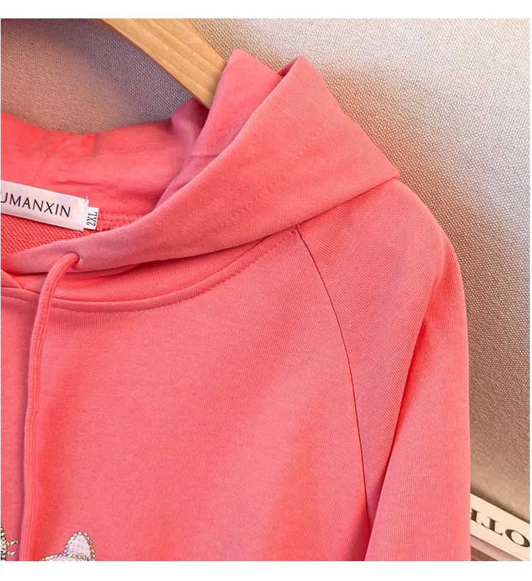 Super Fat Large Size Loose Fit Slimming Sweatshirt, Bust 150/170, Pullover Style 6028
