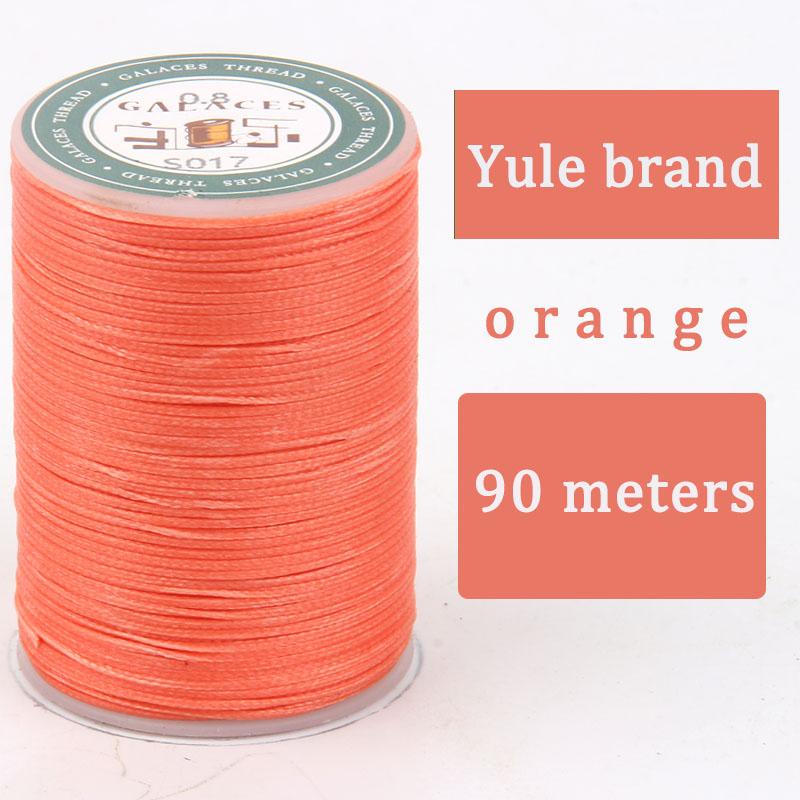 DIY Hand Sewn Leather Goods Wax Thread 0.8mm Hand Sewn Flat Wax Thread Leather Foreskin Leather Hand Sewn Thread