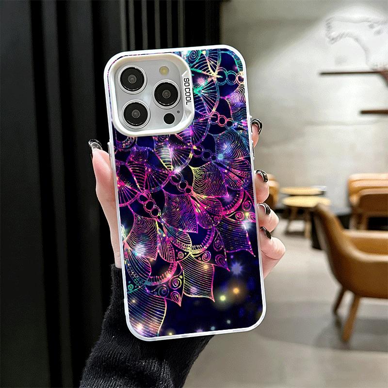 

Mandala Sunflower Dreamy Style Soft Phone Case for iPhone 15 16 17 Pro Max 17Air 16E 14 Plus 13 12 Mini Shockproof Cover Back Sh iPhone 13 Pro