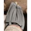 Kumikumi Solid High Waist Loose Casual Pants Wide Leg Pants Women Clothes Autumn Drape All-Match Straight Pants Mopping Pants