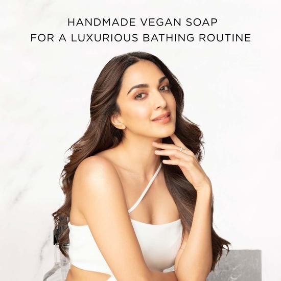 Kimirica The French Note Săpun Premium de Baie cu Lavandă Franțuzească pentru Hidratarea Pielii Handmade | 100% Vegan| Unisex| 100g