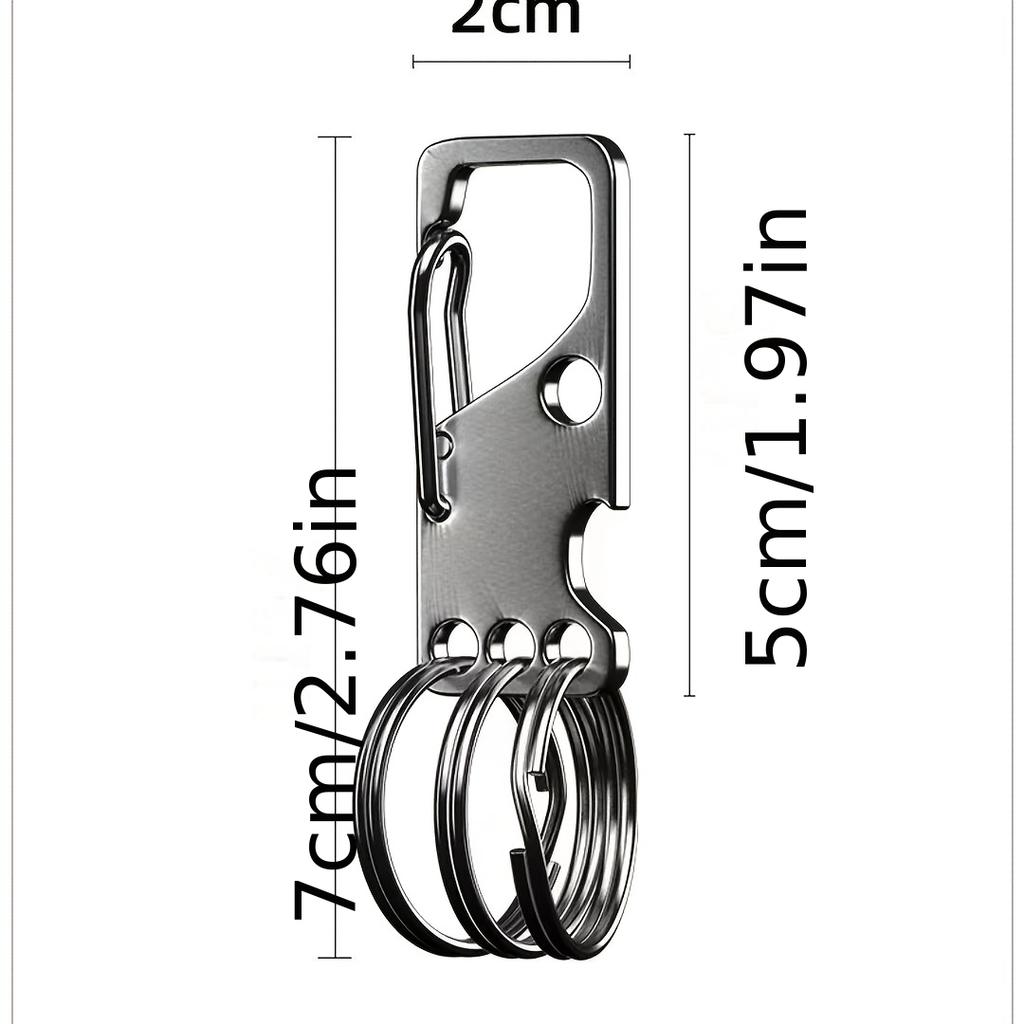 Stainless Steel Keychain Custom Lettering Keyring Personalized for Men's Waist Pendant Key Chain Ring Holder Laser Engraved