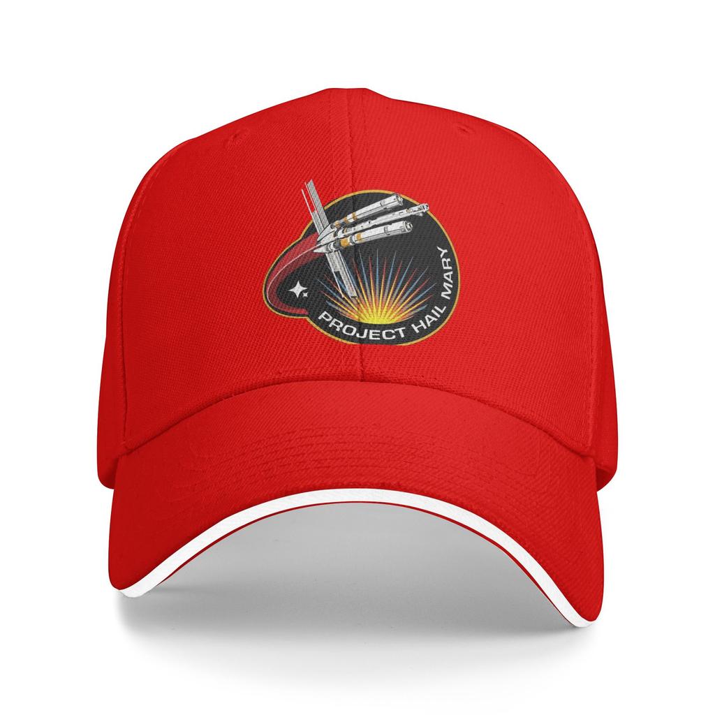Project Hail Mary Mission Patch Baseball Cap Fashion  Sandwich Caps Unisex Polyester Sun Hat Outdoor