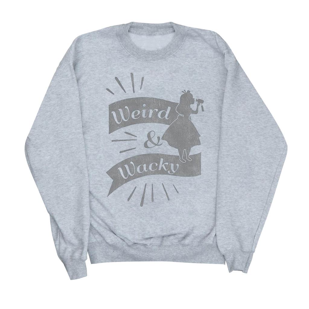 Disney Girls Alice In Wonderland Weird And Wacky Sweatshirt