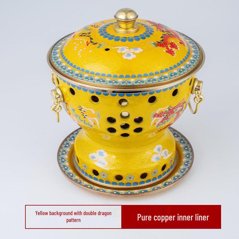 Qiwei Thickened Pure Copper Alcohol Hot Pot