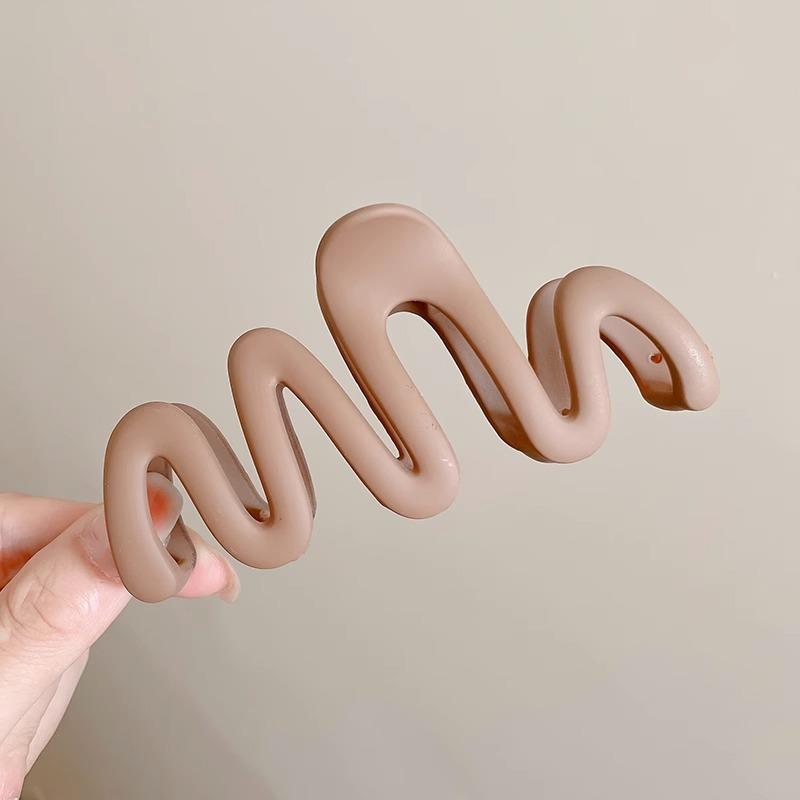 Massive schwarze matte große Haarklammern aus Acryl, Haarnadeln, Hai-Clip, Haarspange, Krabben-Haarspangen, Kopfbedeckung für Frauen, Haar-Accessoires