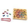 Montessori Early Education Beehive Game Wooden Clamp Bee To Hive Toy  Color Cognition