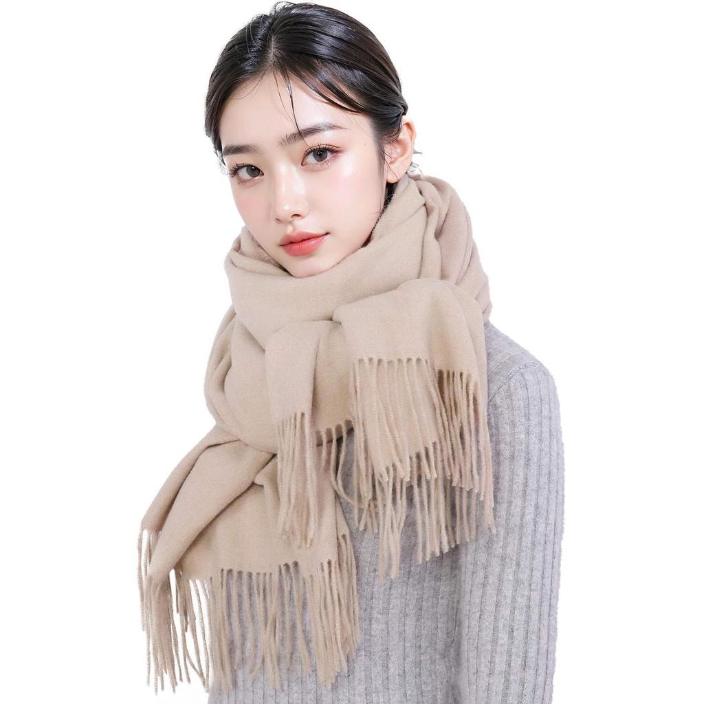 Used Ships within 24 hours! Christmas gift, birthday gift, plain, wedding, large stole, scarf for women [RIIQIICHY]