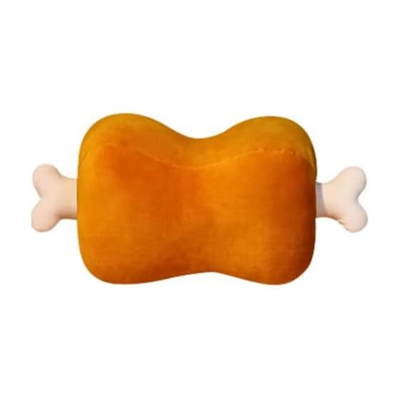 Трочу Кость Мясо Мягкая Игрушка Манга Мясо Подушка Интерьер Подушка для Тела Подарок Жующий Забавные Товары (Коричневое мясо)