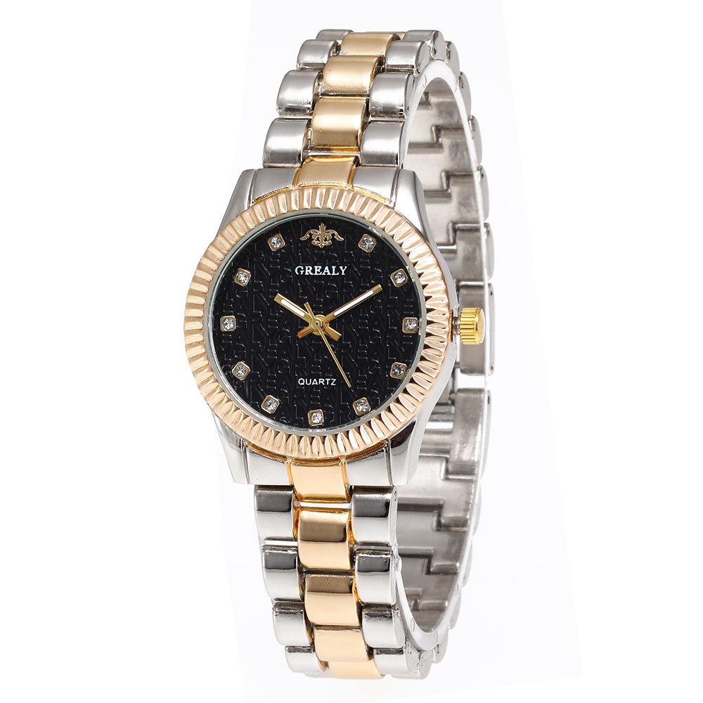 Ladies' Quartz Watch with Alloy Band: Fashionable and Casual Design