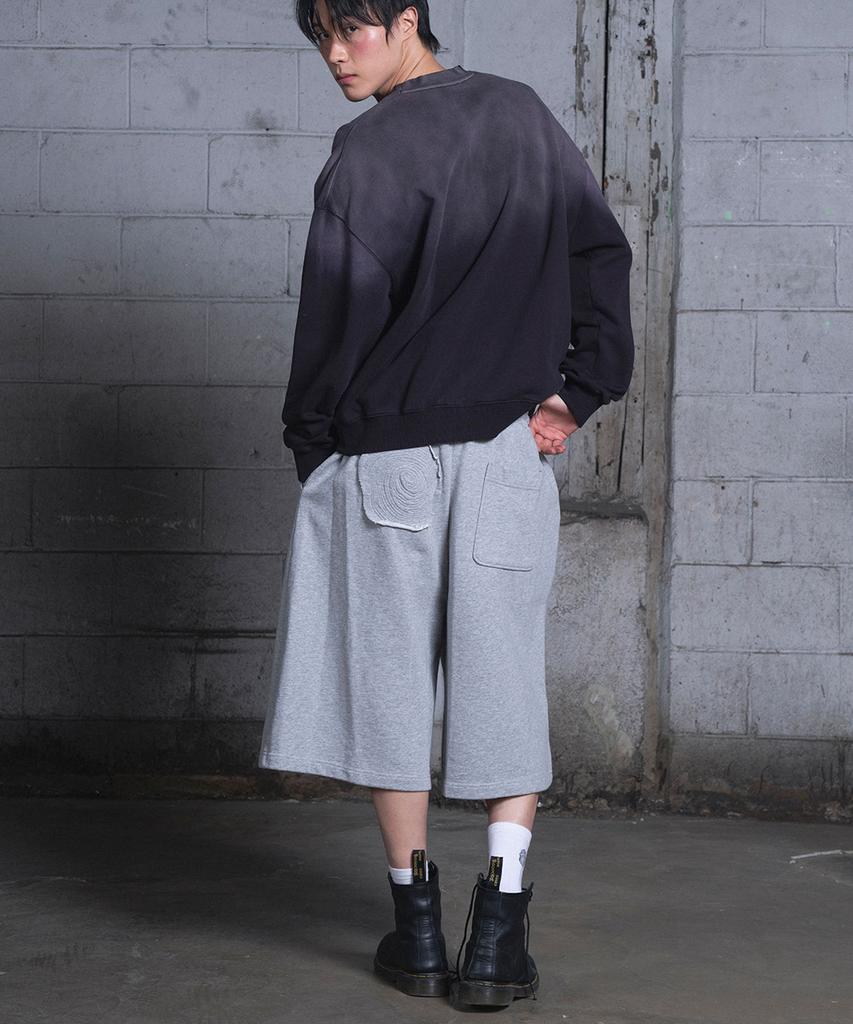 Aejyuttingkeumamaindeu Mineral Wave Bermuda Pants_Gray