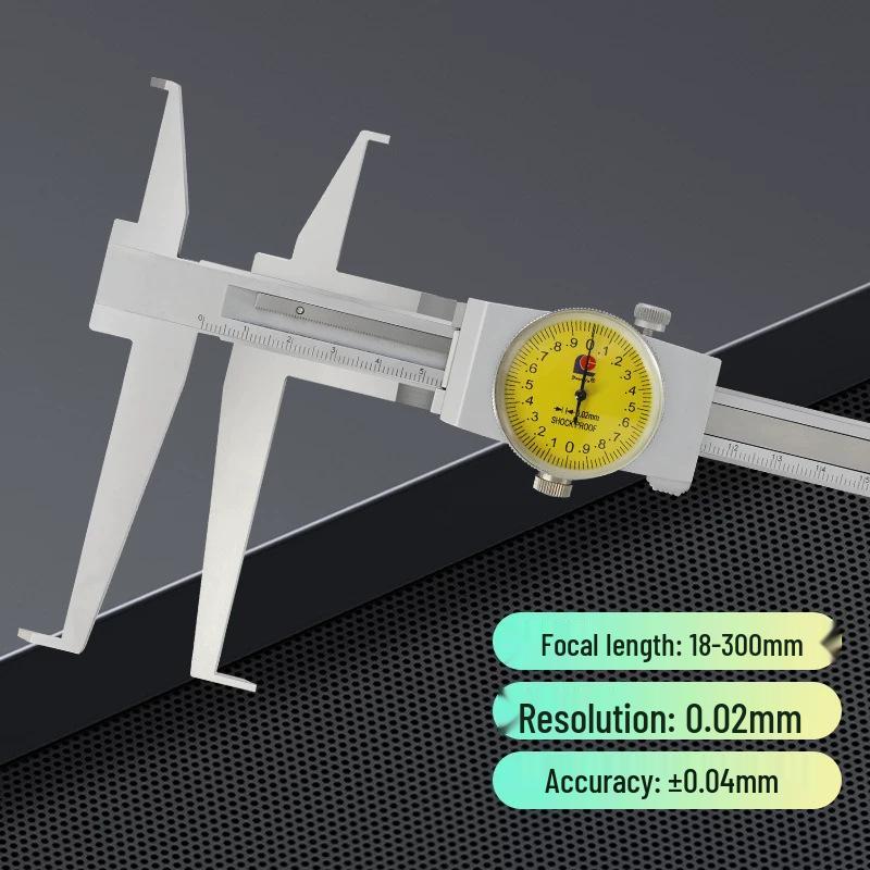 Guilin Guanglu High Precision Digital Caliper with Double Inner Groove, 24-150mm for Inner Diameter and Hole Measurement