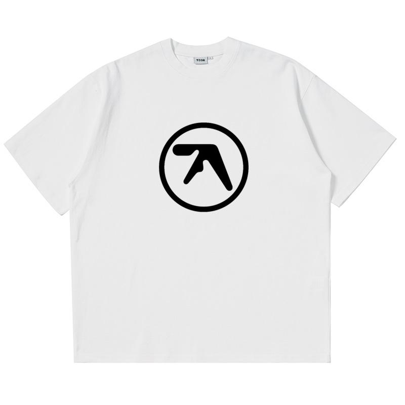 

Men Tshirt Cotton Aphex Twin Y2k Streetwear Graphic Korean Fashion Print Harajuku Vintage Tops Tees Oversized Aesthetic Clothes S