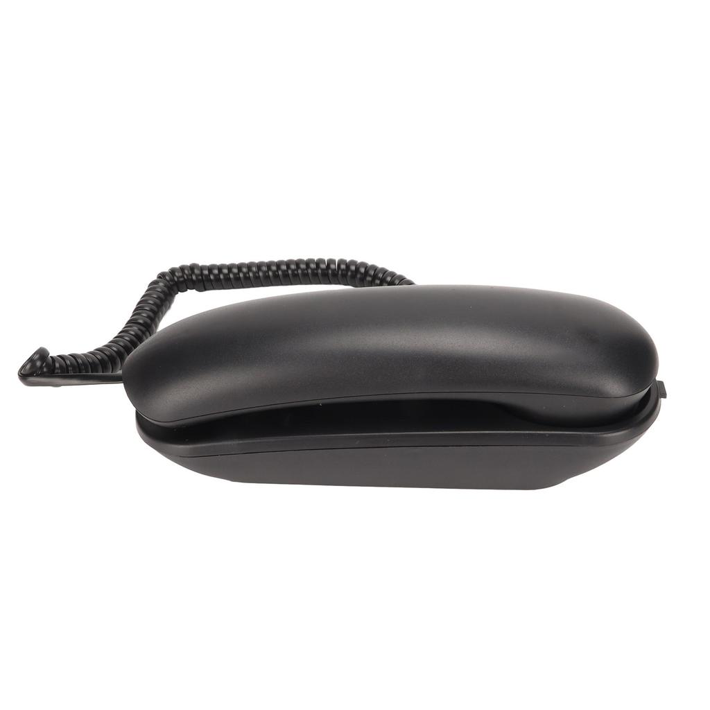 Wall Telephone Multifunction Big Buttons Redial Mute Function Corded Wall Phone for Home Office Hotel