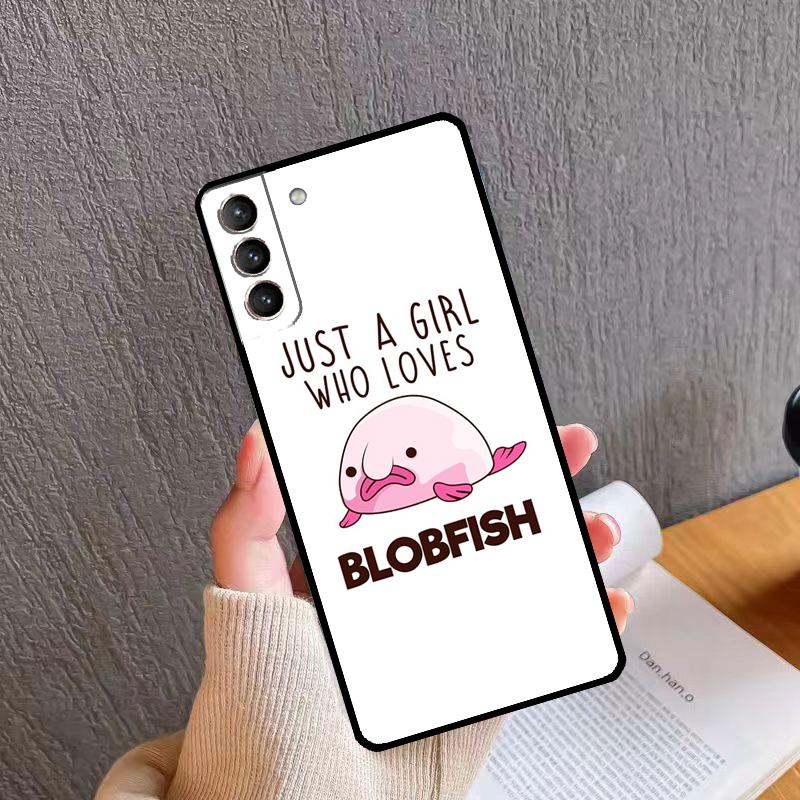 

Cartoon Blobfish Phone Case For Samsung Galaxy S25 S26 Ultra S20 S21 S22 S23 S24 S10 Plus S24 FE S25 FE Cover Galaxy S25 FE