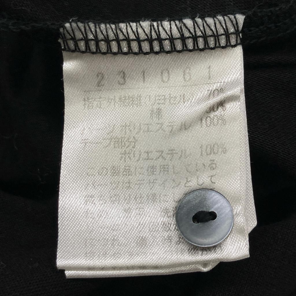 OLLEBOREBLA Black Pig Tape Design Long Shirt Dress Not Written blackUsed