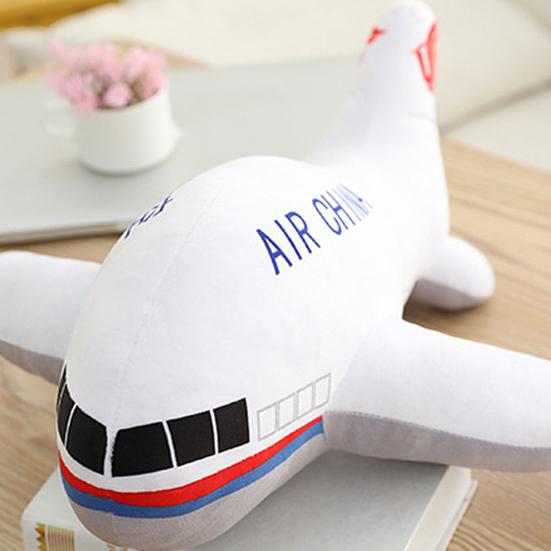 Cartoon Airplane Simulation Stuffed Soft Toy Pillow Gift Home Decor Ornament