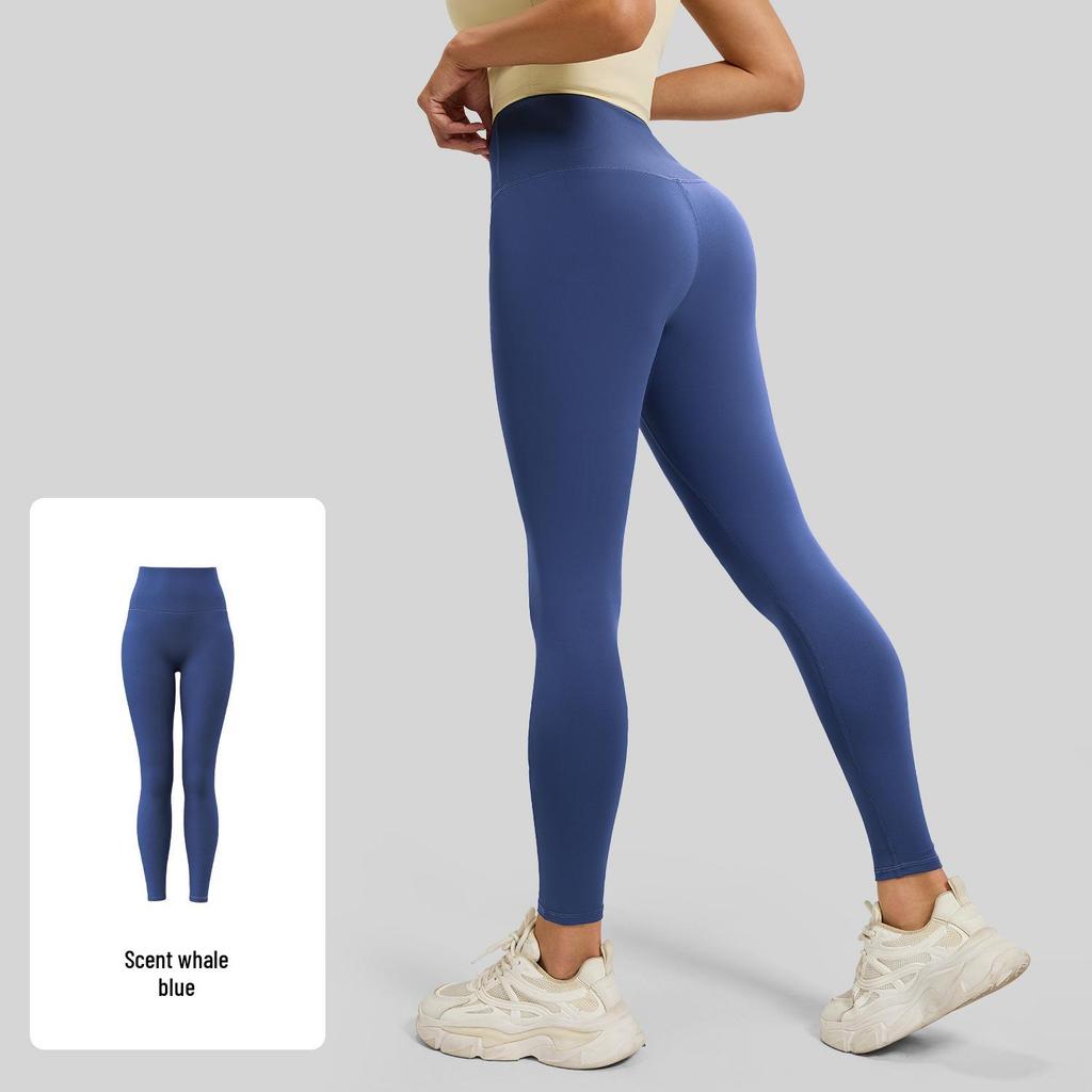 Juyitang Seamless High-Waist Peach Lift Yoga Tights for Women