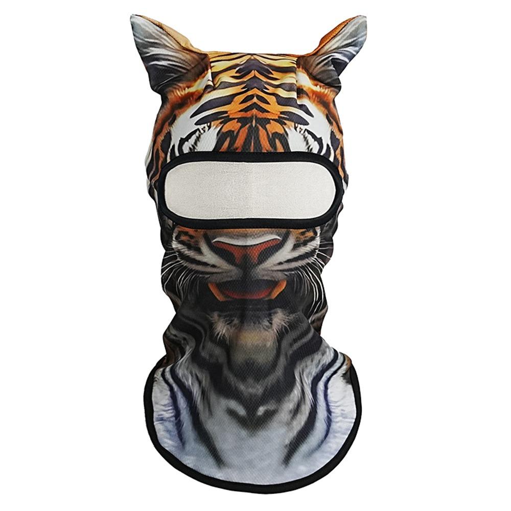 Sunscreen Full Face Mask 3D Animals Full Face Neck Mask Fashion Pullover Cap  Outdoor Cycling