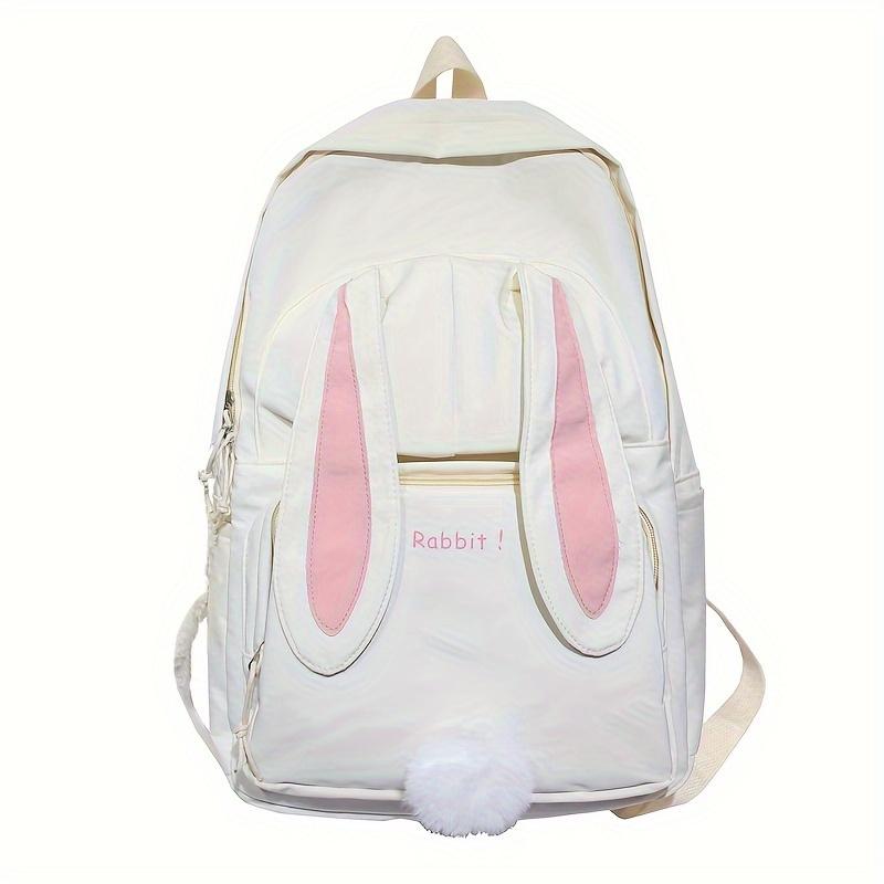 

Модный рюкзак большой вместимости для учеников младших и старших классов, повседневная модная дорожная сумка (Без аксессуаров) белый