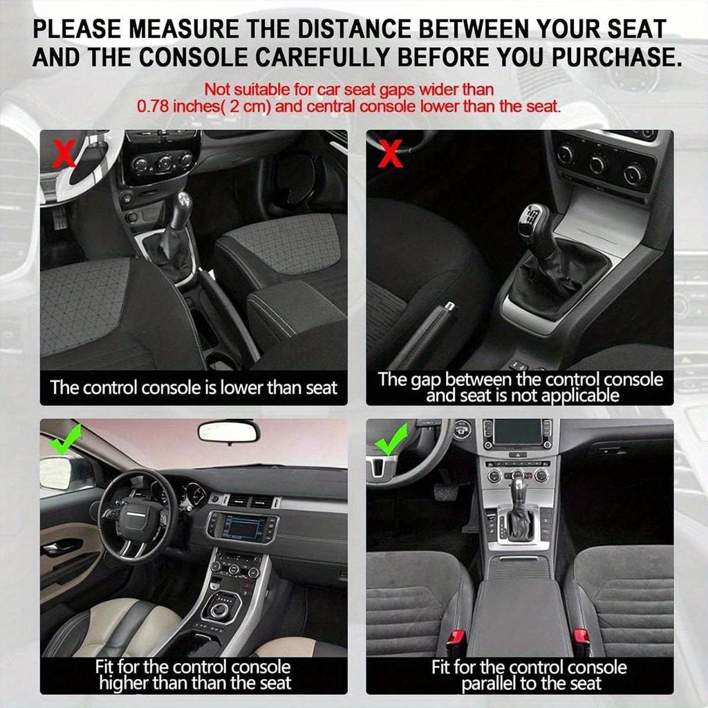 Car Seat Organizer, Multifunctional Car Seat Gap Filler Organizer, Auto Console Side Storage Box With Cup Holders Gap Storage Box For Car