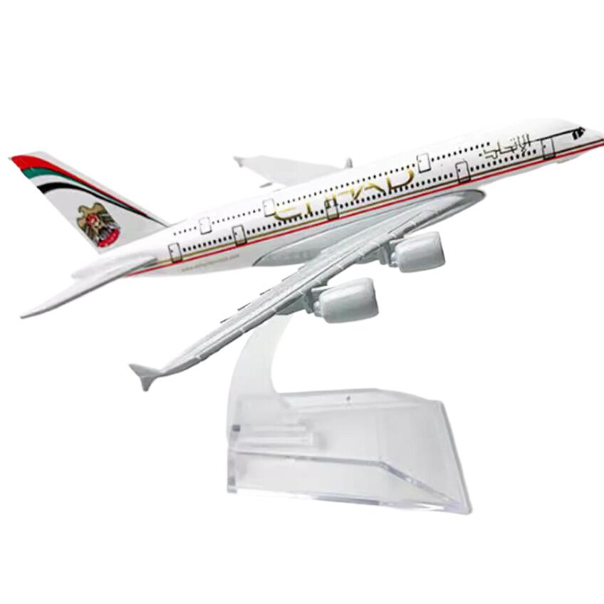 

Etihad 380 Alloy Aircraft Model 16cm лимонно-желтый