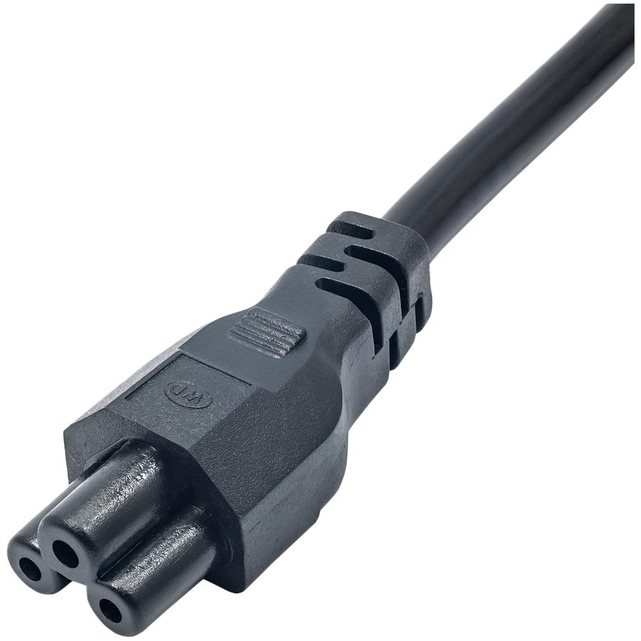 AKYGA Notebook Power Cable AK-NB-08A Cloverleaf IEC C5 CEE 7/7 1m