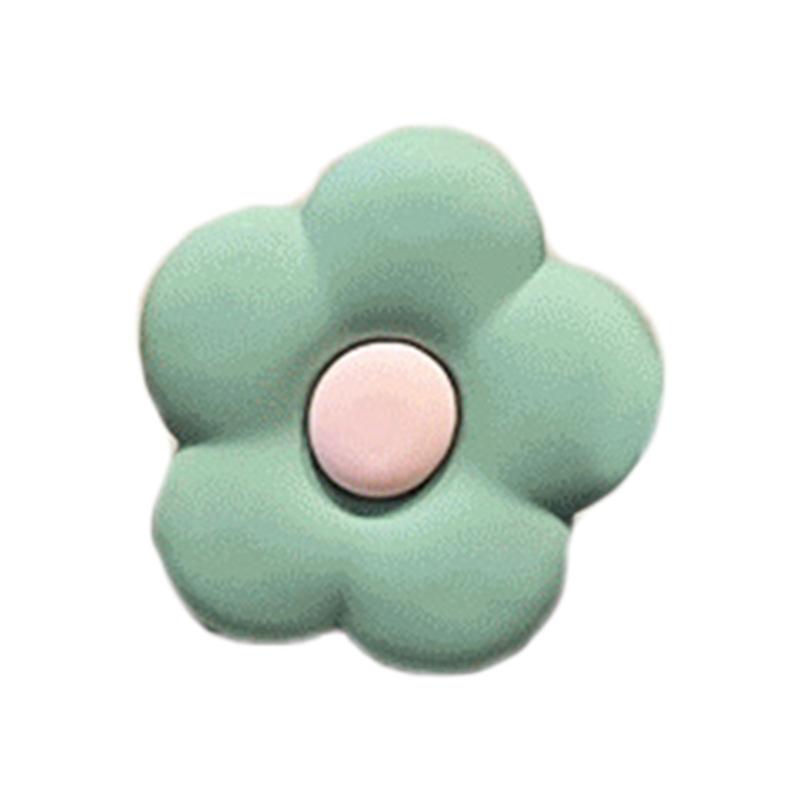 Flower Shape Cute Rings Couple Rings Friendships Finger Rings Jewelry Cartoon Rings Resin Material Gift for Children