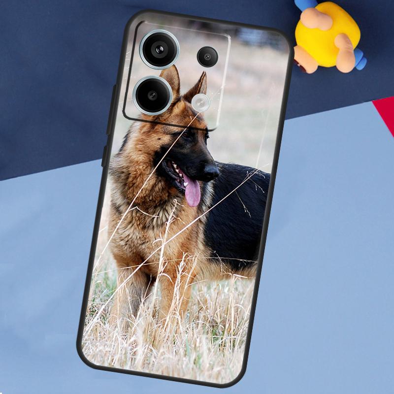 Custodia Cane Pastore Tedesco Per Xiaomi Redmi Note 13 12 11 10 9 8 Pro 12S 11S 10S 9S 10A 9C 10C 12C 13C Cover Posteriore
