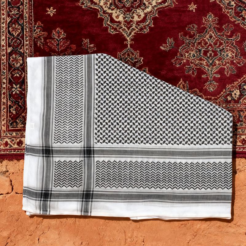 Pañuelo de Cabeza Árabe Jacquard para Hombre - Estilo EAU, Influencia de Dubái y Arabia Saudita