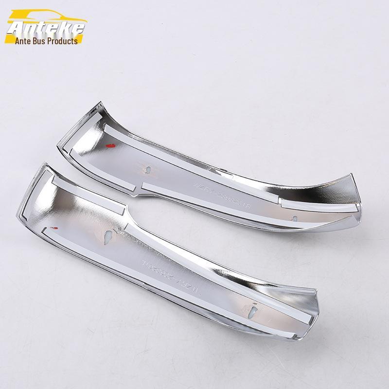 Compatible GS8 Rearview Mirror Trim Cover - Electroplated Reflector Decorative Sticker for 17 Models