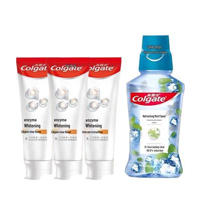 Oral Care Set: Mint Mouthwash & Osmanthus Whitening Toothpaste