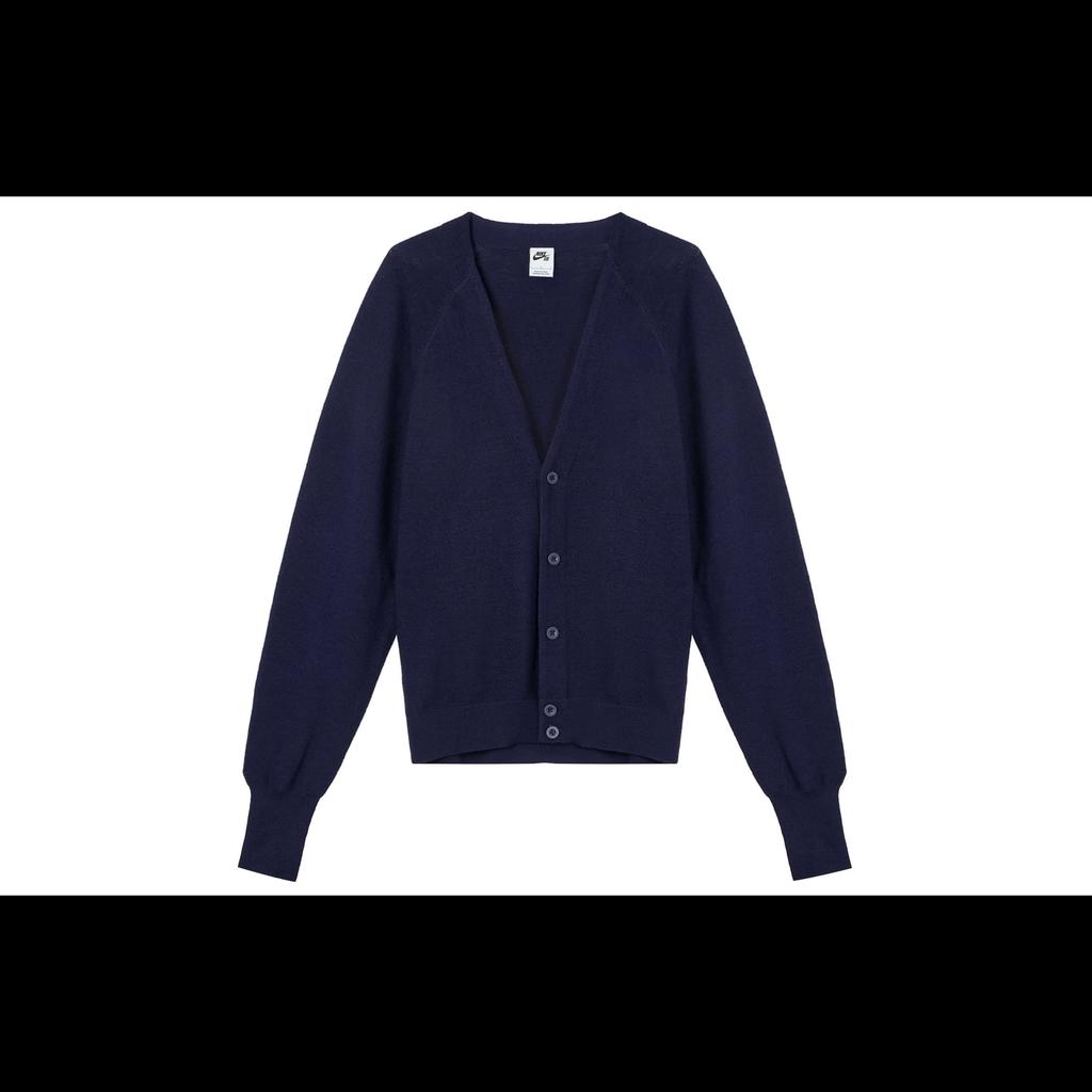 Nike Strik unisex blækblå V-hals moderat cardigan FQ0516-555