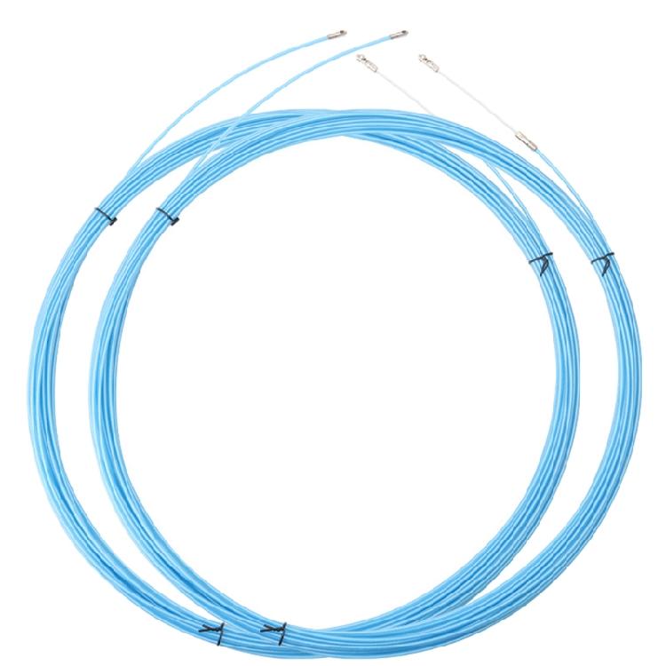 3mm Kabelzieher Fischband Blaues Kabel Fischband Rolle Zieher Metall Wandkabelkanal