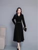 Elegant Women's Spring/Autumn Long Sleeve Wide-Leg Dress