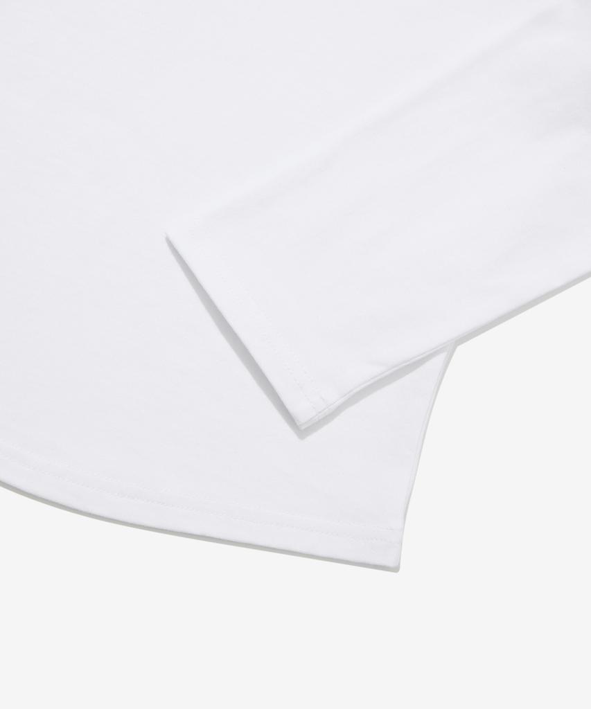 COVERNAT WOMAN Cooper Logo Long Sleeve White
