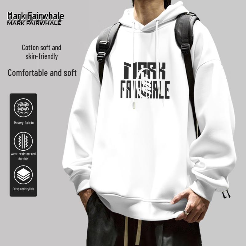 Mark Fairwhale Herren Übergroßer Hoodie Schwergewicht