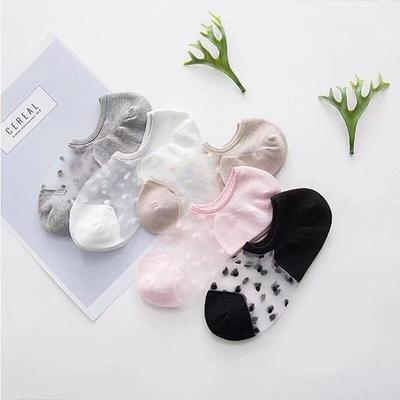 5 Paia Calzini da Donna con Motivo a Pois alla Moda Versatili Trendy Creativi Calzini Comodi Traspiranti Casual Corti