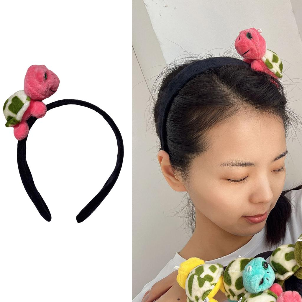 3D Turtle Hairhoop/Hair Tie for Women Girl Fashionable Hair Brooch Clip Hair Styling Tool Decorative Hairband for Daily