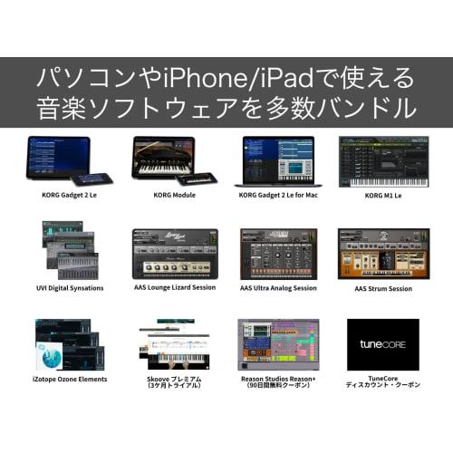 KORG RK-100S 2BK Translucent Black Battery-Powered Keytar Synthesizer Stage Keyboard