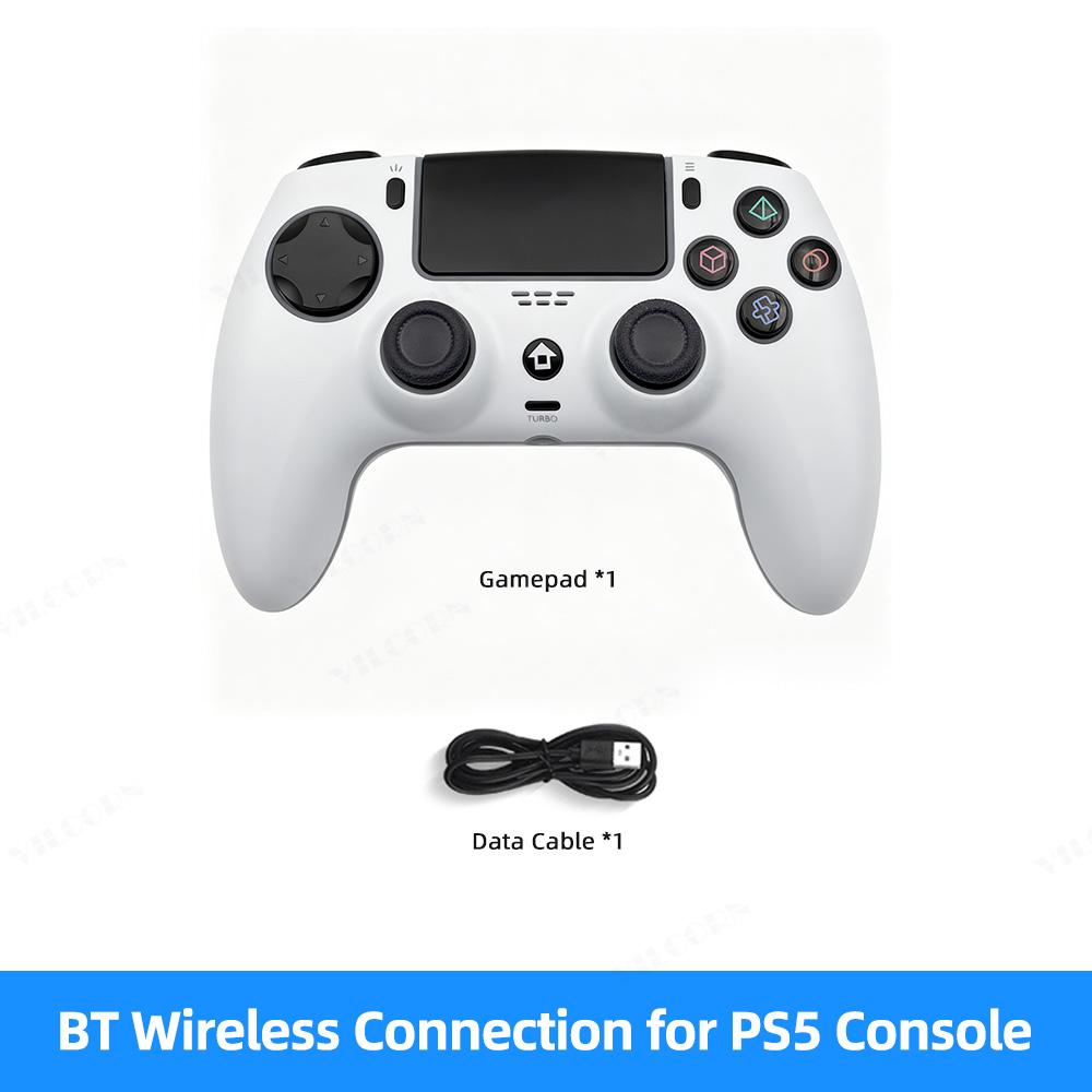 

Беспроводной геймпад для PS5, совместимый с Bluetooth геймпад для DualSense PlayStation 5/PS5 Slim с тачпадом и джойстиком