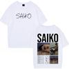 Rapper SAIKO Natsukashii Yoru Album Tour Tshirt Unisexs Women Cotton Oversized Tshirts Hip Hop High Quality Punk Loose T Shirts