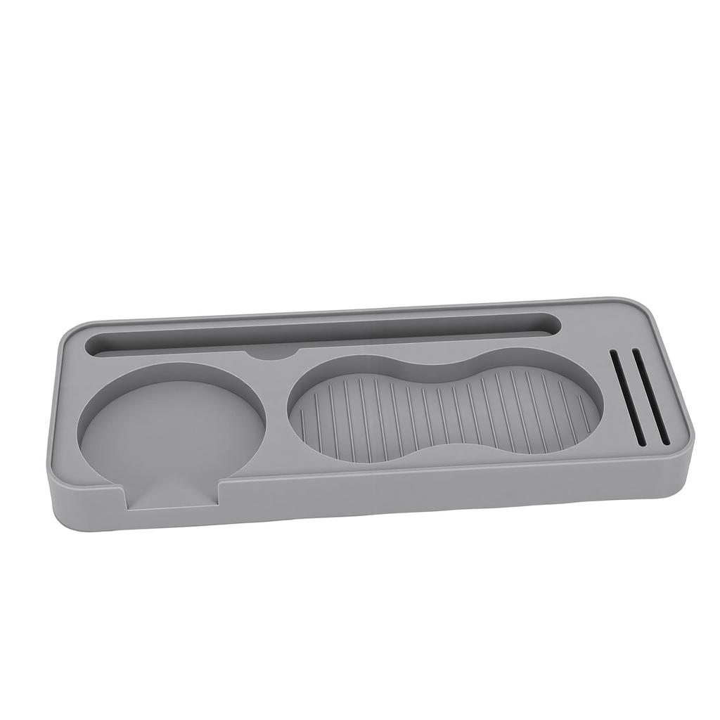 Coffee Tamper Mat Silicone Tamping Pad for Portafilter Tamper Distributor Brush Puck Screen Water Proof Heatproof Tamp Station for Counter