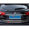 2016-2017-2018 2019 2020 2021 For Nissan QASHQAI Rear Boot Door Trunk Cover Trim Tailgate Garnish Molding Strip Car Accessories