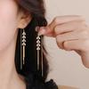 Wheat Ear Tassel Earrings 2024: Versatile, Exquisite Design for Larger Faces
