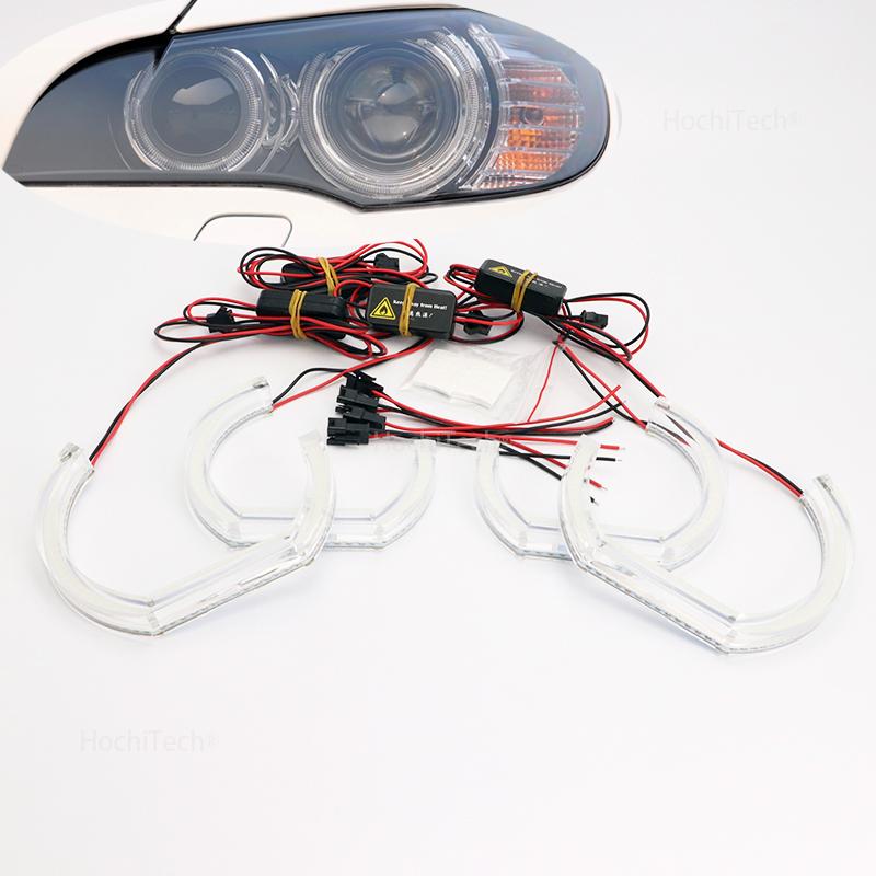 DTM M4 Style LED Daytime Running Light Kit, Ultra Bright Rings for BMW X5 E70 X5M X6 E71 E72 X6M 2008 2009 2010 2011-2014