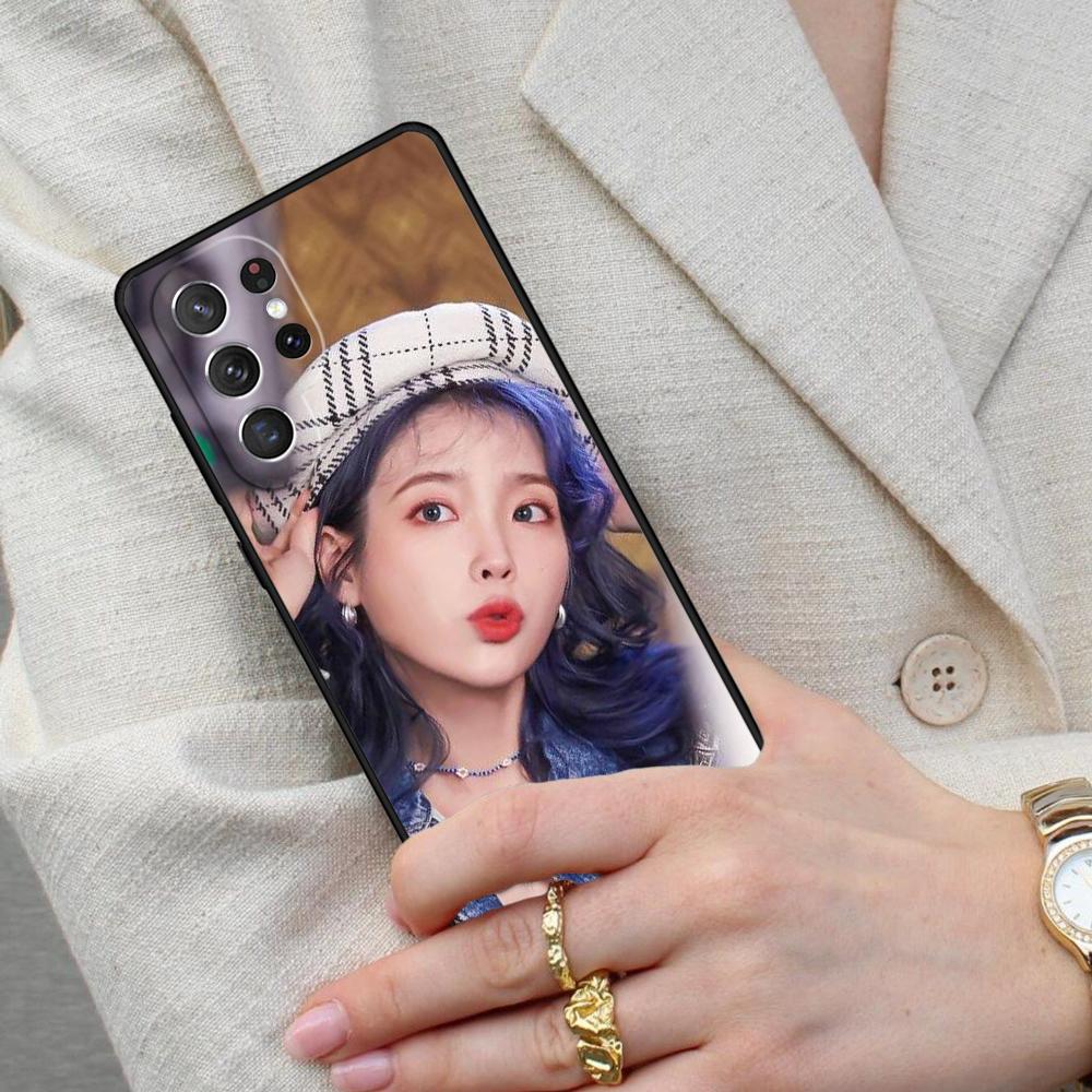 IU Lee Ji Eun KPOP UAENA Cell Phone Case for Samsung Galaxy S26 Ultra S25 S24 S23 S22 S21 S20 Note10 Cover