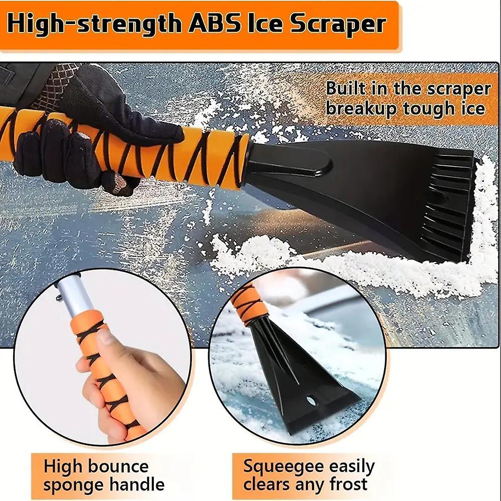 Double Head Snow Windshield Clean Scraper Heavy Duty Durable Snow Defrost Removal for Car Truck Auto